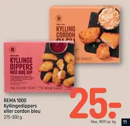 REMA 1000 Rema 1000 Kyllingedippers eller cordon bleu tilbud