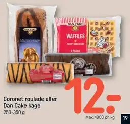 REMA 1000 Coronet roulade eller Dan Cake kage tilbud