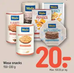 REMA 1000 Wasa snacks tilbud