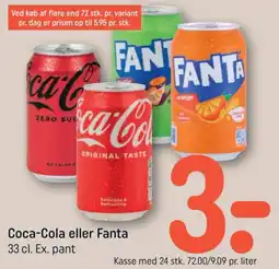 REMA 1000 Coca-Cola eller Fanta tilbud
