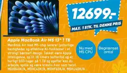 Bilka Apple MacBook Air M5 13" 1 TB tilbud