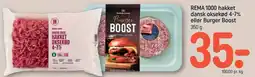 REMA 1000 Rema 1000 burger boost tilbud