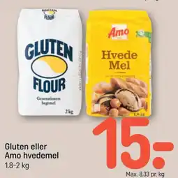 REMA 1000 Gluten eller Amo hvedemel tilbud
