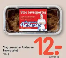 REMA 1000 Slagtermester Andersen Leverpostej tilbud