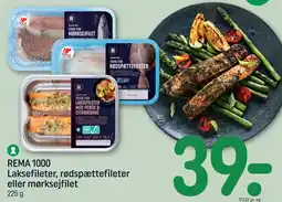 REMA 1000 Rema 1000 laksefileter, rødspættefileter eller mørksefilet tilbud
