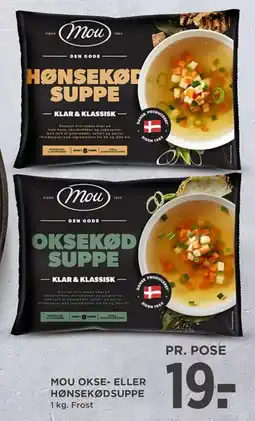 MENY Mou hønsekødssuppe tilbud
