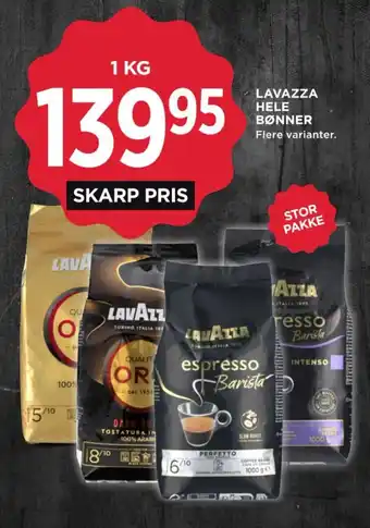 Lavazza hele bønner