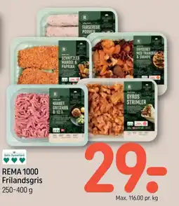 REMA 1000 Rema 1000 Frilandsgris tilbud