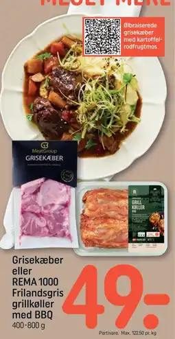 REMA 1000 MeatGroup grisekæber tilbud