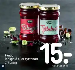 REMA 1000 Fynbo Ribsgele eller tyttebaer tilbud