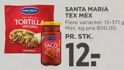 MENY Santa Maria tex mex tilbud