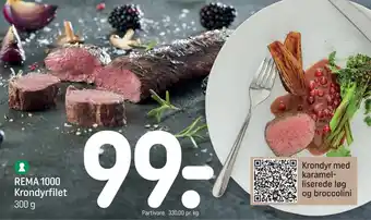 Rema 1000 Krondyrfilet