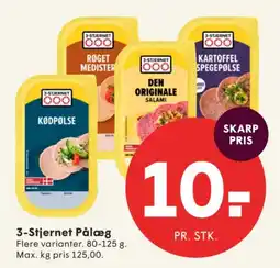 SPAR 3-Stjernet Pålæg tilbud