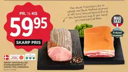 MENY Friland Røget Bacon Eller Hamburgerryg tilbud