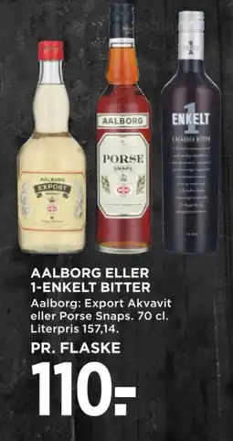 MENY Aalborg eller 1-enkelt bitter tilbud