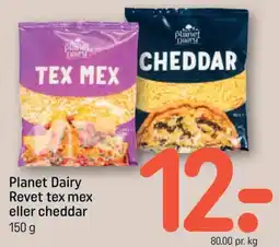 REMA 1000 Planet Dairy revet tex mex eller cheddar tilbud