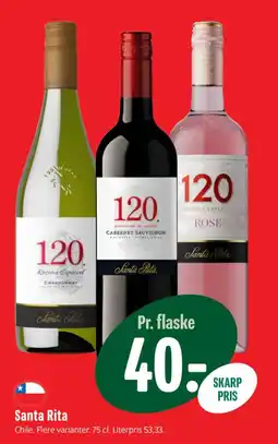 Min Købmand Santa Rita 120 tilbud