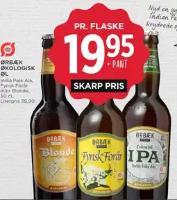 MENY Ørbæk Økologisk Øl tilbud