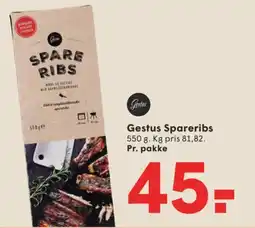 SPAR Gestus Spareribs tilbud