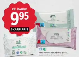 MENY Grøn Balance Baby Vådservietter tilbud