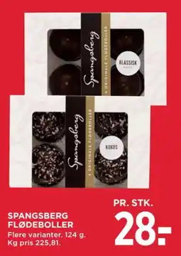 MENY Spangsberg flødeboller tilbud