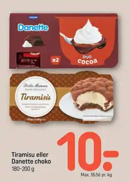 REMA 1000 Tiramisu eller Danette choko tilbud