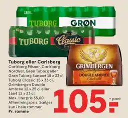 SPAR Tuborg eller Carlsberg tilbud
