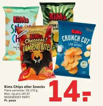 Kims Chips eller Snacks