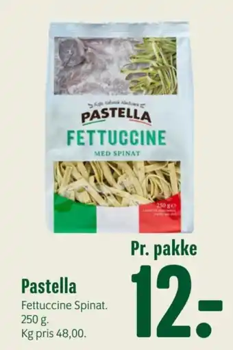 Pastella Fettuccine Spinat