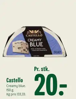 Min Købmand Castello creamy blue tilbud