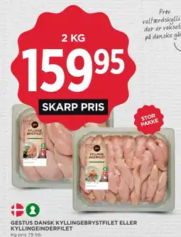 MENY Gestus Kyllingebrystfilet Eller Kyllingeinderfilet tilbud
