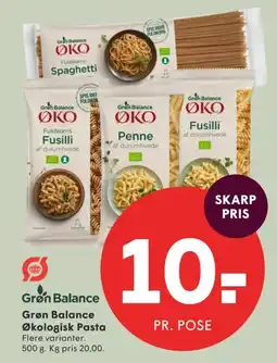 SPAR Grøn Balance Økologisk Pasta tilbud