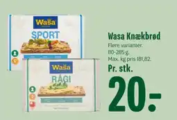 Min Købmand Wasa Knækbrød tilbud
