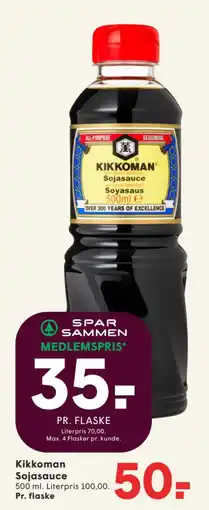 SPAR Kikkoman Sojasauce tilbud