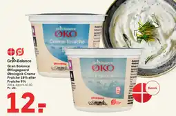 SPAR Grøn Balance ØKO Creme Fraiche tilbud