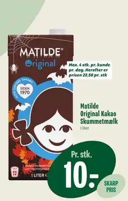 Min Købmand Matilde Original Kakao Skummetmælk tilbud