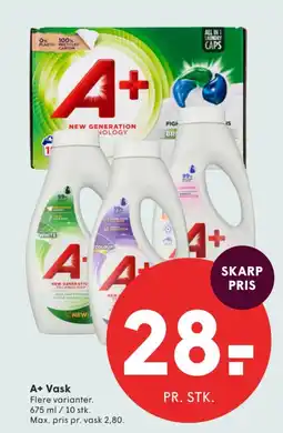 SPAR A+ Vask tilbud
