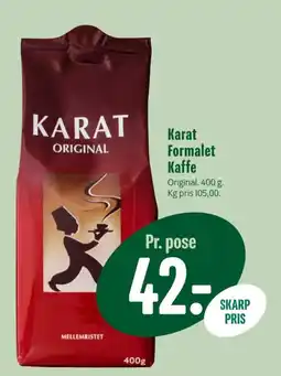 Min Købmand Karat Formalet Kaffe tilbud