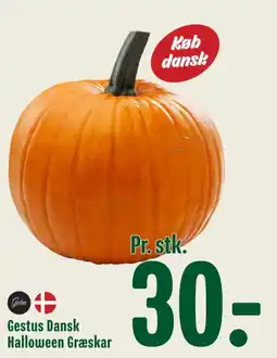 Min Købmand Gestus Halloween Græskar tilbud