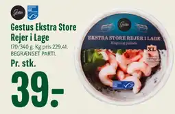 Min Købmand Gestus ekstra store rejer i lage tilbud