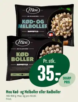 Min Købmand Mou Kød- og Melboller eller Kødboller tilbud