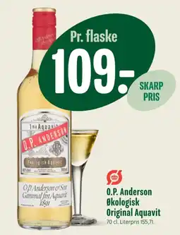 Min Købmand O.P. Anderson Økologisk Original Aquavit tilbud
