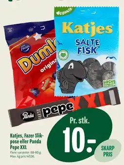 Min Købmand Katjes Fazer Slikpose Panda Pepe XXL tilbud