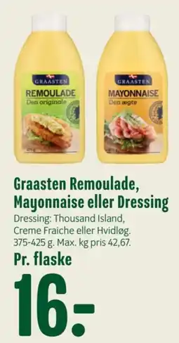 Min Købmand Graasten Remoulade, Mayonnaise eller Dressing tilbud