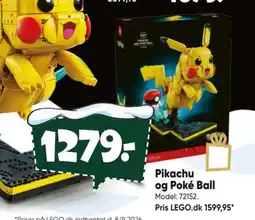 Bilka Pikachu og Poké Ball tilbud
