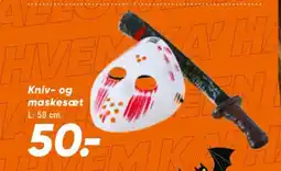 Bilka Kniv- og maskesæt tilbud
