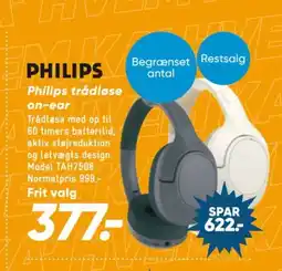 Bilka PHILIPS Philips trådløse on-ear tilbud