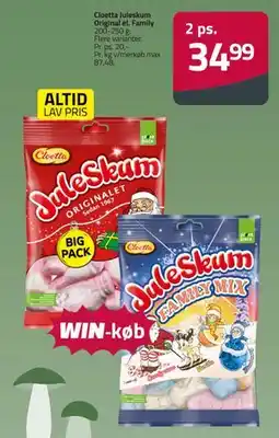 Fleggaard Cloetta Juleskum Original el. Family tilbud