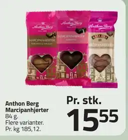 Fleggaard Anthon Berg Marcipanhjerter tilbud