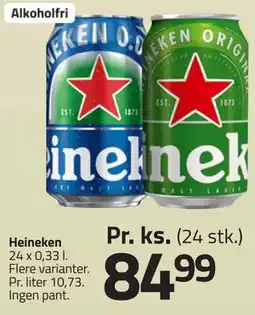 Fleggaard Heineken tilbud